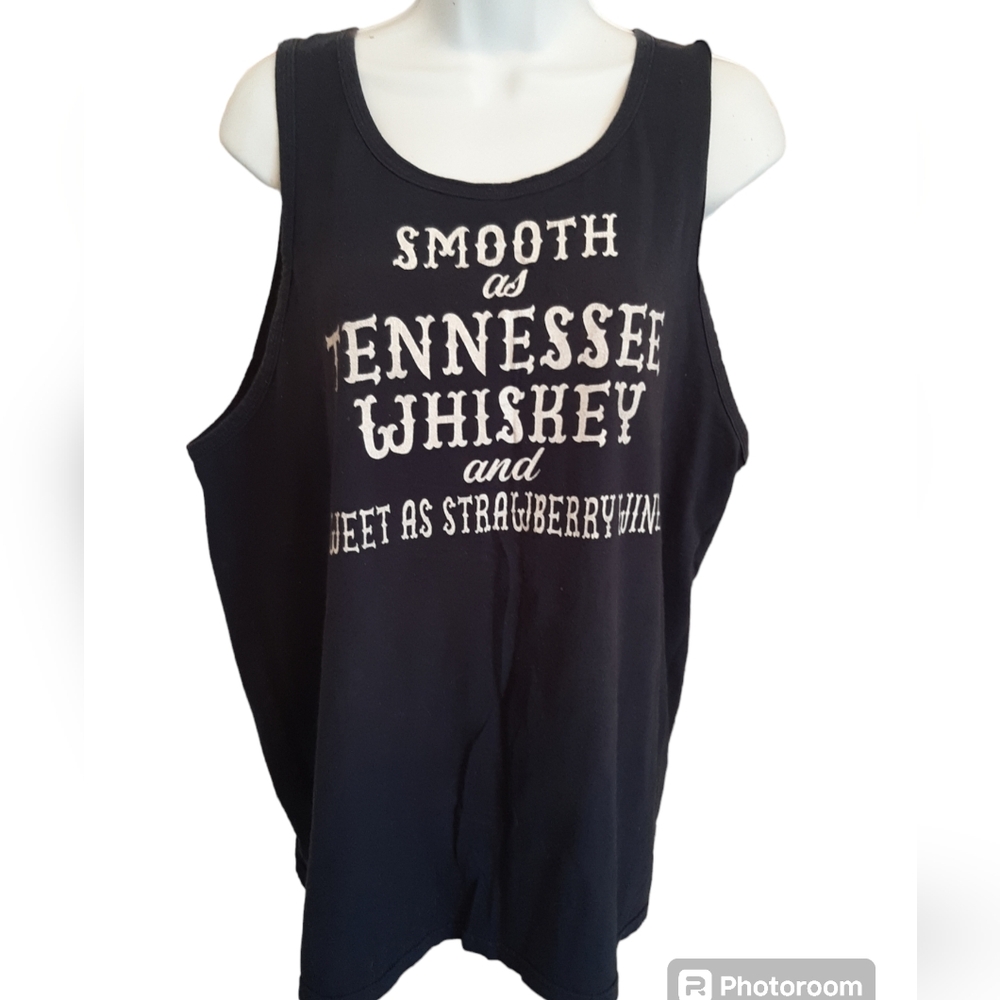 The Concert  Tee navy blue tank top